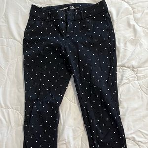 Pixi pants black polka dot